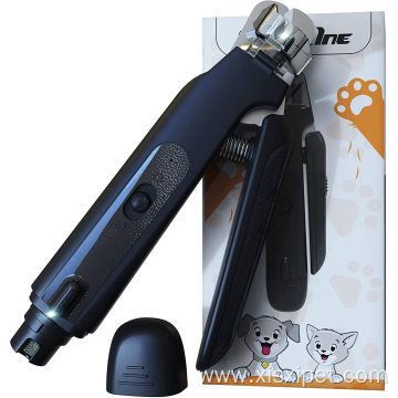 Pet durable USB recharge nail clipper grinder